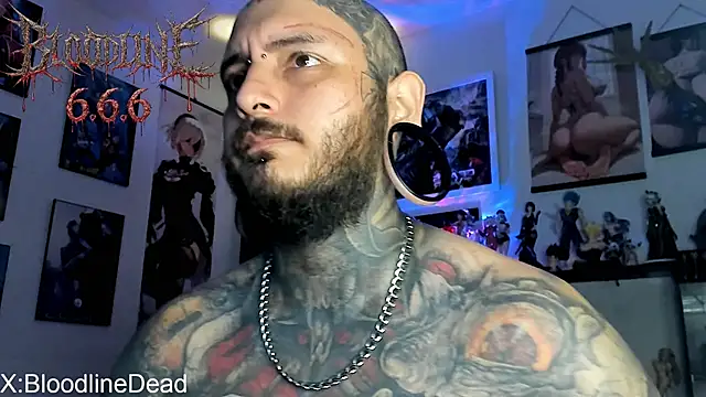 Show de DEATHINK666XX na webcam