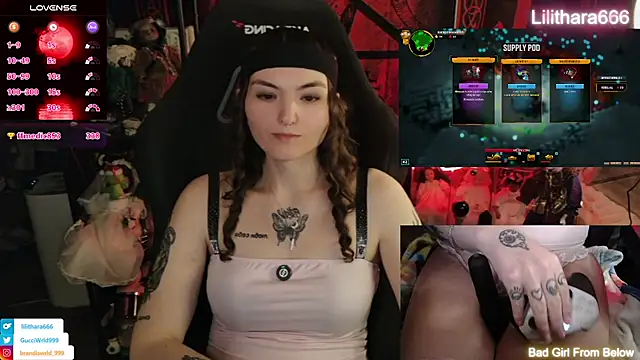 Lilithara666 Adlı Modelin Web Kamerası Şovu