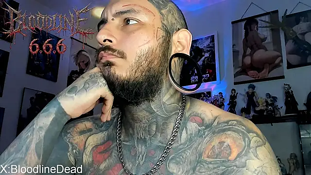 Show de DEATHINK666XX na webcam