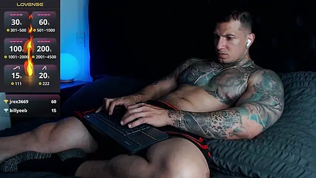 Show modela Shane_Clay na web-kameri