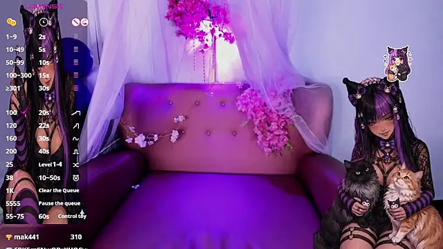 Show de Mitsu_Kawii na webcam