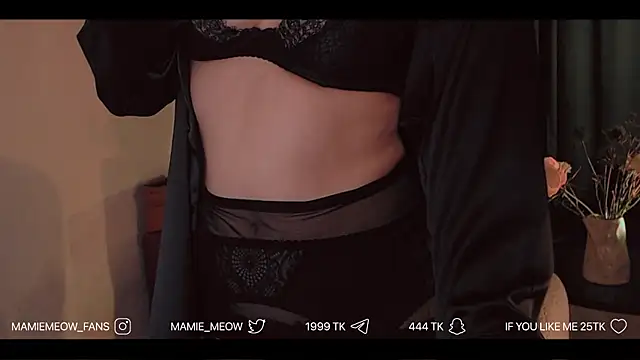 Mamiemeow élő XXX-chatje