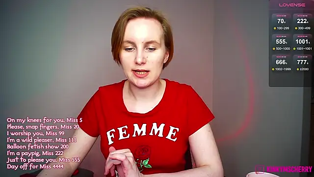 Chat XXX ao vivo de KinkyMissCherry