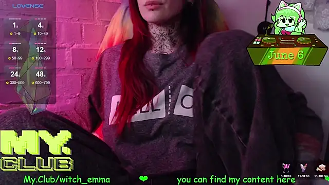צ'אט XXX בשידור חי של Witch_Emma