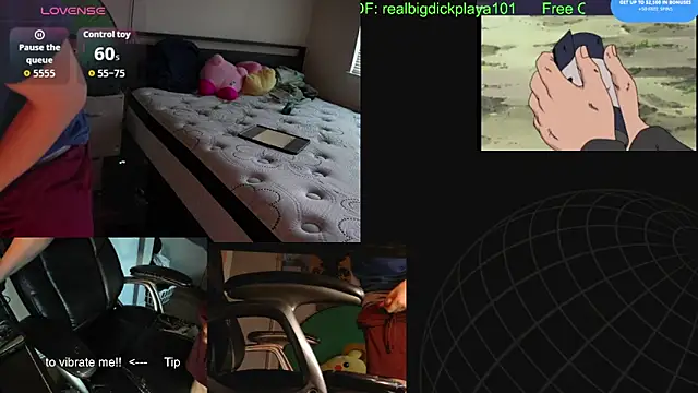 BigDickPlaya101 élő XXX-chatje