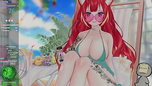 LewdFoxy_VT: онлайн-секс-чат