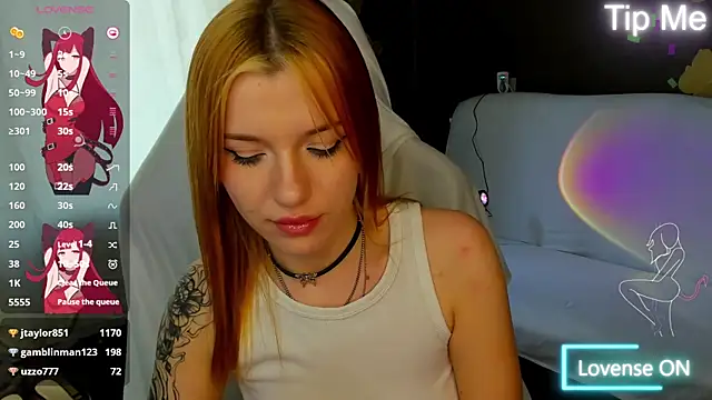 Chat XXX ao vivo de MeganNewCat