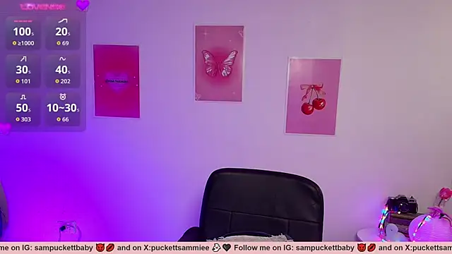 Chat XXX en directo de Sampuckettbaby