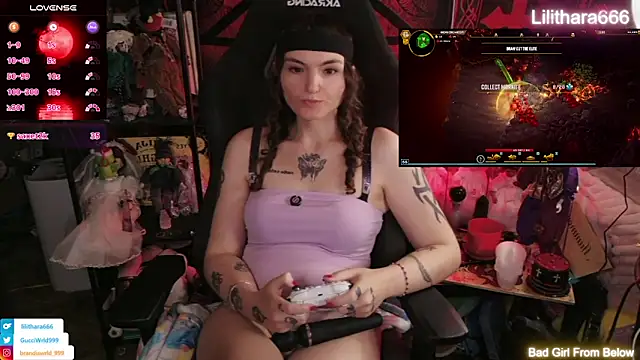 Chat +18 de Lilithara666 ao vivo