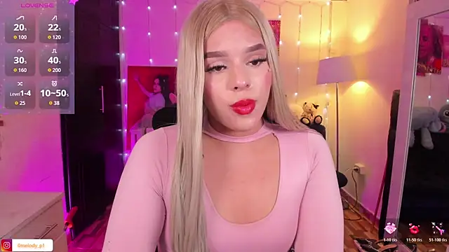 Chat +18 de Melody_p ao vivo