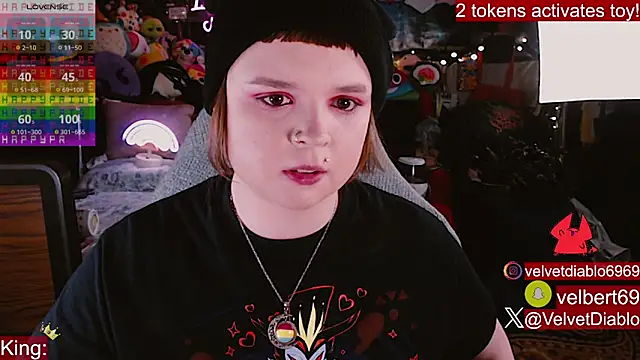 Chatroom XXX en direct de VelvetDiablo