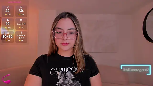 AllisonRogersXのライブXXXチャット