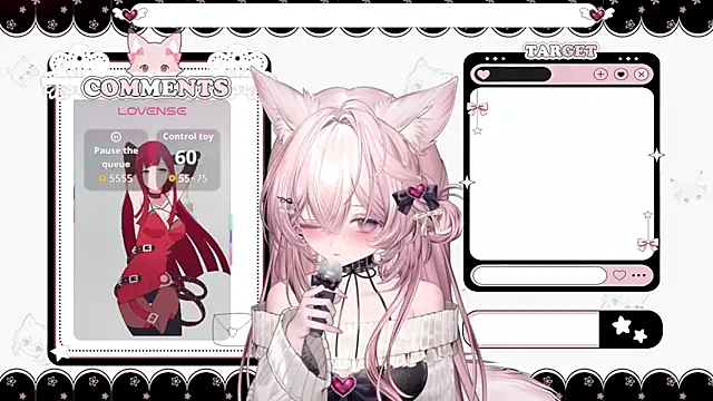 XXX chat uživo modela Fatis-Rin-Meow
