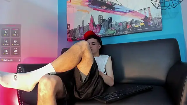 Show de kevinn_bluee na webcam