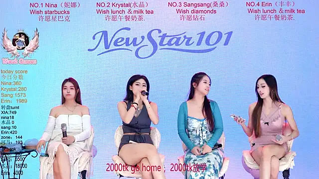 Chat +18 de NewStar101 ao vivo