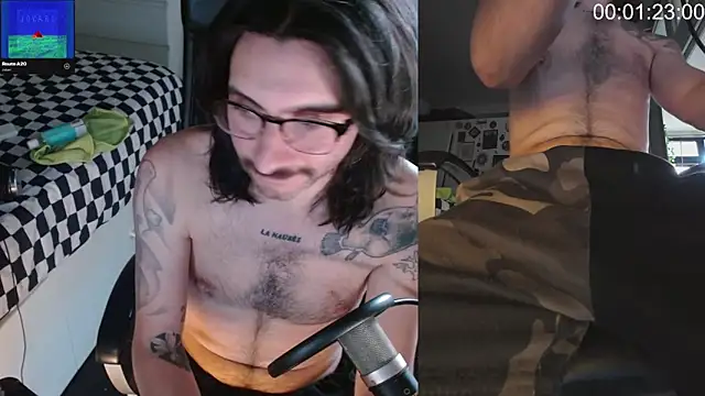 XXX chat uživo modela Chuck-FR
