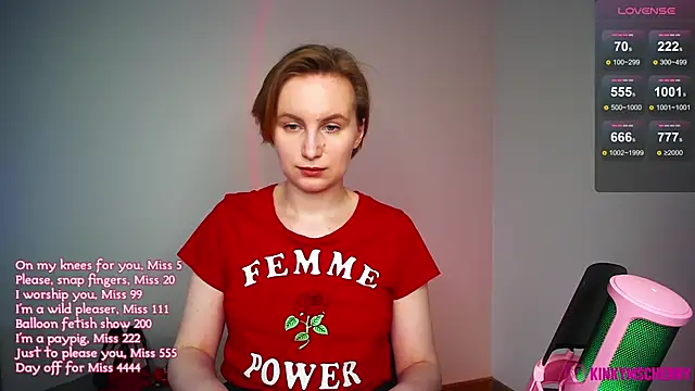 Chat XXX ao vivo de KinkyMissCherry