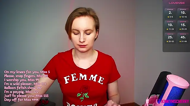 دردشة KinkyMissCherry الجنسية المباشرة