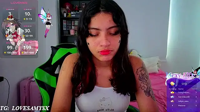 Chat XXX ao vivo de Lovelyamyy