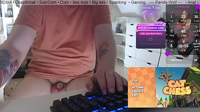 Chat XXX en directo de Panda-Wolf