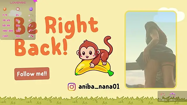 Czat XXX na żywo – annabananas01