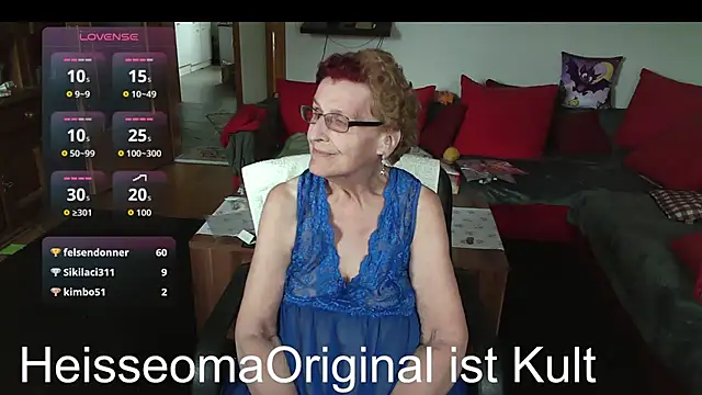 Chatroom XXX en direct de HeisseomaOriginal