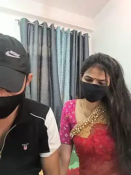 Sikha_Abhi Pertunjukan Webcam