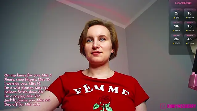Chat XXX ao vivo de KinkyMissCherry