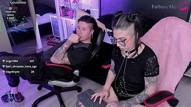 Chat XXX ao vivo de inkedsinners_