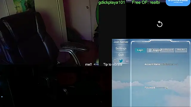 XXX chat uživo modela BigDickPlaya101