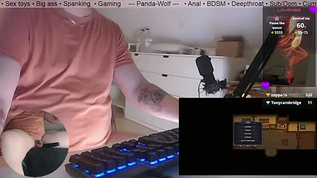 Panda-Wolf Live XXX-chat