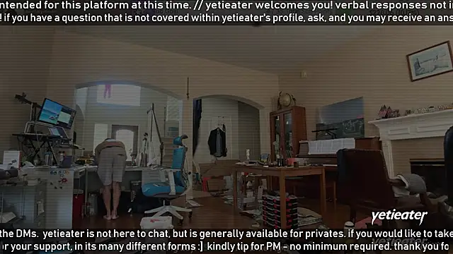 Show de yetieater na webcam