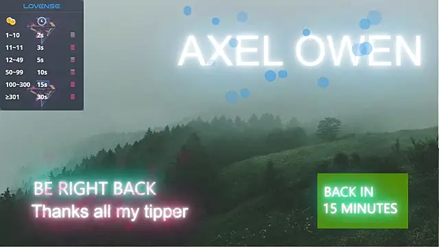 AXEL_OWEN Adlı Modelin Canlı XXX Sohbeti