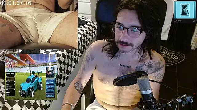 Show de Chuck-FR na webcam