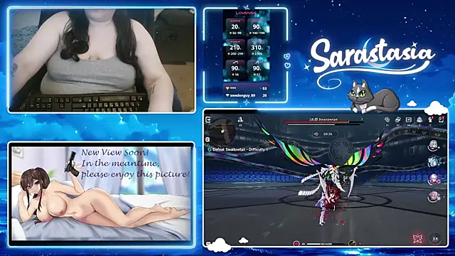 Sarastasia417 élő XXX-chatje