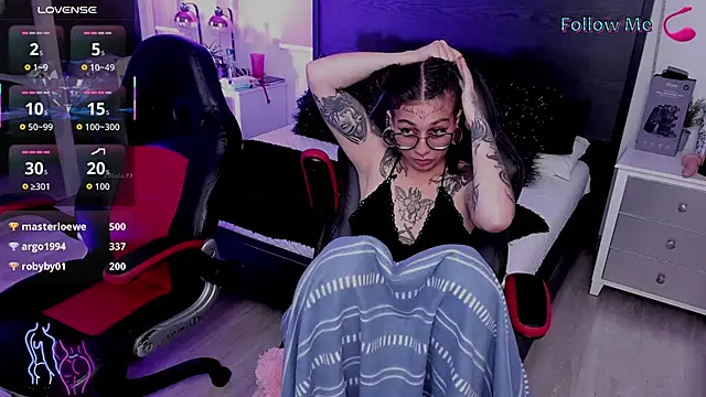 Czat XXX na żywo – inkedsinners_