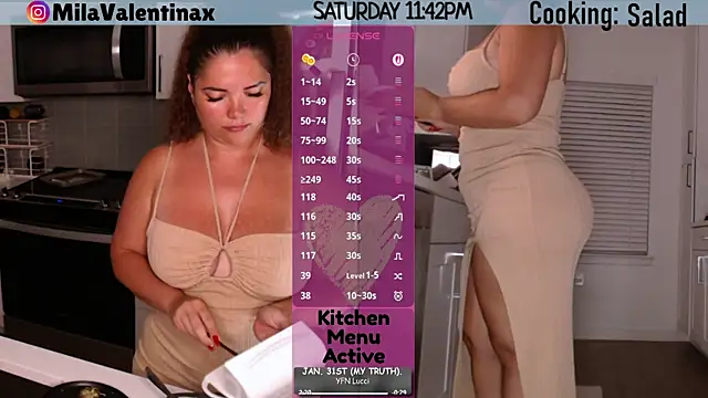 MilaValentina Adlı Modelin Canlı XXX Sohbeti