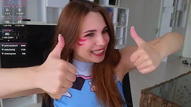 Katerinchik élő XXX-chatje