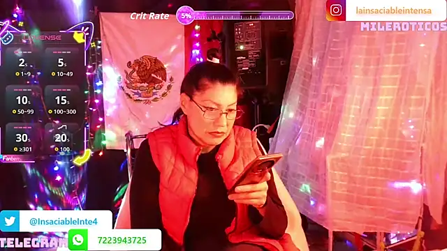 LaInsaciableIntensa Obrolan Langsung XXX