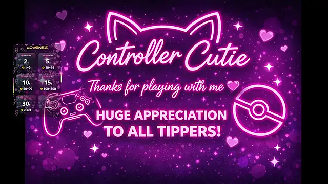 Controllercutie élő XXX-chatje