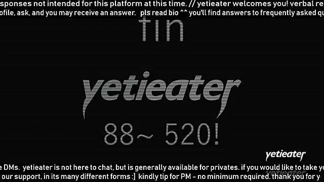yetieater Chat XXX in diretta