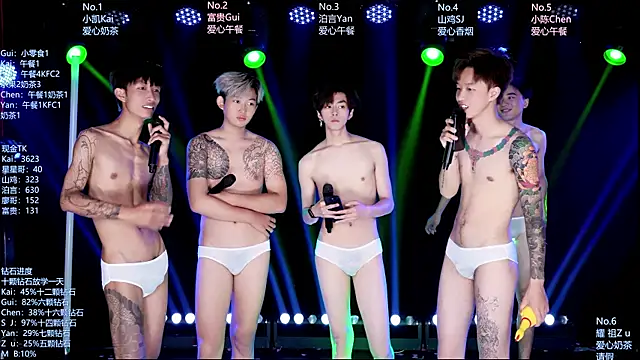 Show modela AOA-boy na web-kameri
