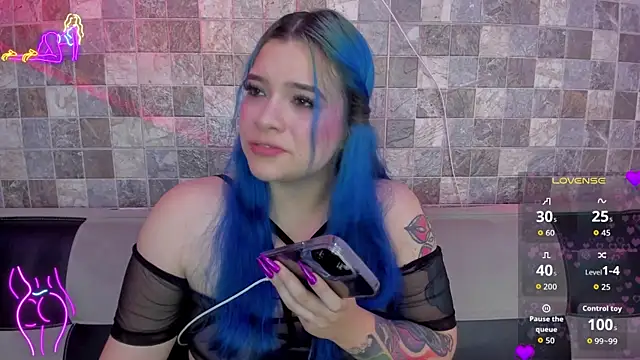 Chat +18 de AzulSuccubus ao vivo
