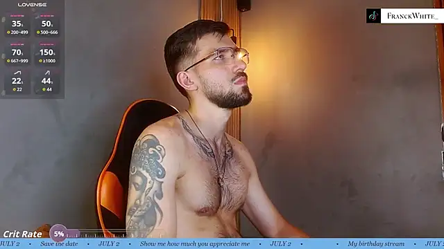 Franck_White Adlı Modelin Canlı XXX Sohbeti