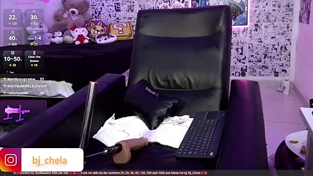 Chat +18 de Bj_Chela ao vivo