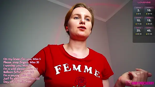 KinkyMissCherry 라이브 XXX 채팅