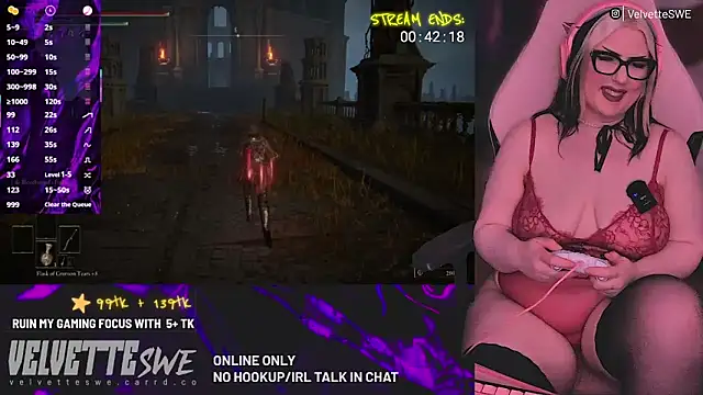 VelvetteSWEのライブXXXチャット