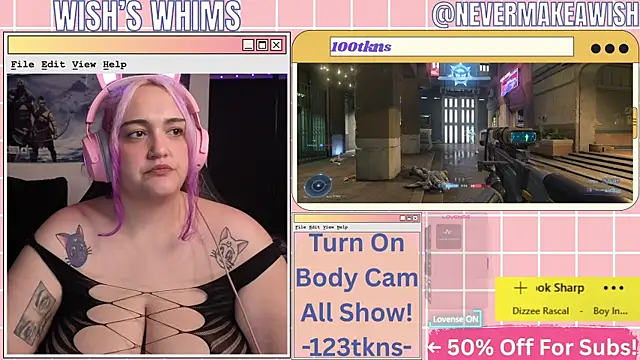 nevermakeawish's Live XXX Chat