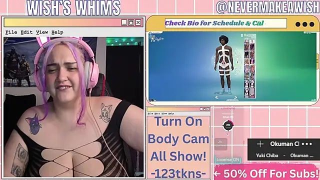 nevermakeawish Chat XXX in diretta