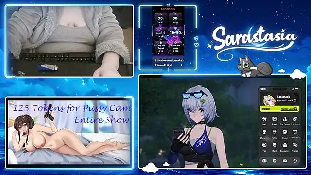 צ'אט XXX בשידור חי של Sarastasia417